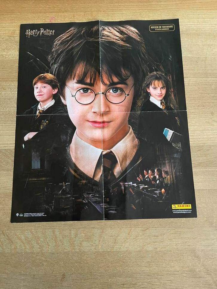 Vintage Harry Potter poster Panini, Verzamelen, Posters, Zo goed als nieuw, Film en Tv, A1 t/m A3, Rechthoekig Staand, Ophalen of Verzenden