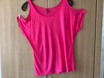 Roze Amisu Coldshoulder Shirt Maat S, Verzenden, Zo goed als nieuw, Korte mouw, Roze
