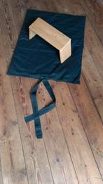 Yoga meditatie bank opklapbaar, kussen futon, lotus design, Sport en Fitness, Yoga en Pilates, Ophalen of Verzenden, Zo goed als nieuw