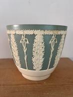 Vintage Dialene  wedgewood style bloempot. Plastic., Tuin en Terras, Bloempotten, Kunststof, Rond, Gebruikt, Ophalen of Verzenden