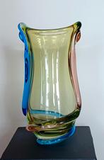 Grote Boheemse vaas, Overige kleuren, Ophalen of Verzenden, Minder dan 50 cm, Glas
