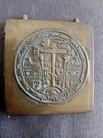 Russisch icon 19 eeuw brass, Ophalen of Verzenden