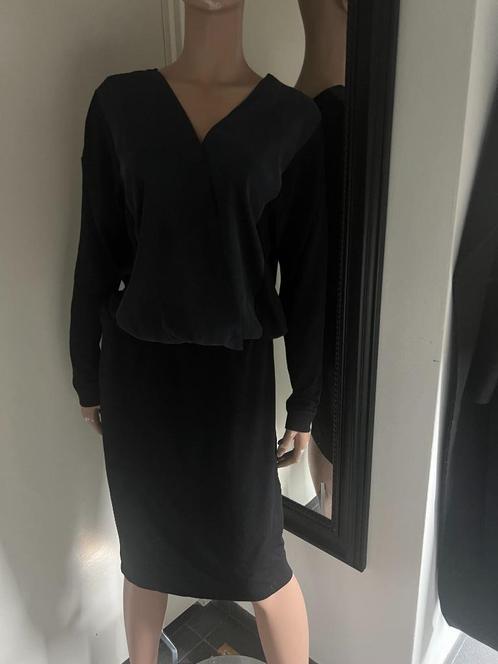 BY MALENE BIRGER  mooie jurk (met zijde) MAAT L ALS NIEUW, Kleding | Dames, Jurken, Zo goed als nieuw, Maat 42/44 (L), Zwart, Knielengte