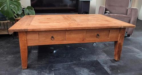 Salontafel van Teakhout, Huis en Inrichting, Tafels | Salontafels, Gebruikt, 50 tot 75 cm, 50 tot 100 cm, 100 tot 150 cm, Rechthoekig
