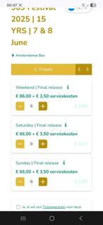909 festival zaterdag ticket, Tickets en Kaartjes, Evenementen en Festivals, Eén persoon