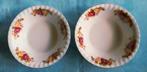 Cottage Rose Woods & Sons England 2 x schalen, Ophalen of Verzenden