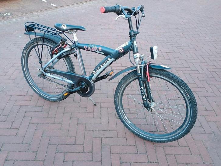 Batavus snake fiets 24 inch met 3 speed, Fietsen en Brommers, Fietsen | Jongens, Zo goed als nieuw, 24 inch, Handrem, Versnellingen