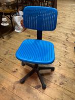 IKEA Bureaustoel - Blauw Kunststof, Huis en Inrichting, Bureaustoelen, Ophalen, Gebruikt, Blauw, Bureaustoel