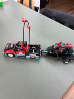 Lego stuntauto met motor en aanhanger, Ophalen of Verzenden, Gebruikt, Complete set, Lego