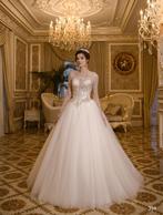 Bruidsjurk met ontelbare kristallen. Nieuw, Ophalen, Trouwjurk, Wit, Trouwjurken en Zo