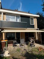 Zonnescherm - Knikarmscherm, Tuin en Terras, Zonneschermen, Gebruikt, 450 cm of meer, Elektrisch, Ophalen of Verzenden