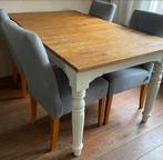 Landelijke eetkamertafel, Huis en Inrichting, Complete eetkamers, Ophalen, Gebruikt, 4 tot 6 stoelen