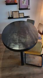 Ovale Mango Houten Eettafel - 220cm, Huis en Inrichting, Tafels | Eettafels, Ophalen, Gebruikt, 100 tot 150 cm, 200 cm of meer
