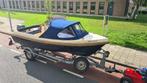 Wato 490 sloep met Yamaha 15 pk viertakt Powertrim, Ophalen, 10 tot 30 pk, Gebruikt, 3 tot 6 meter