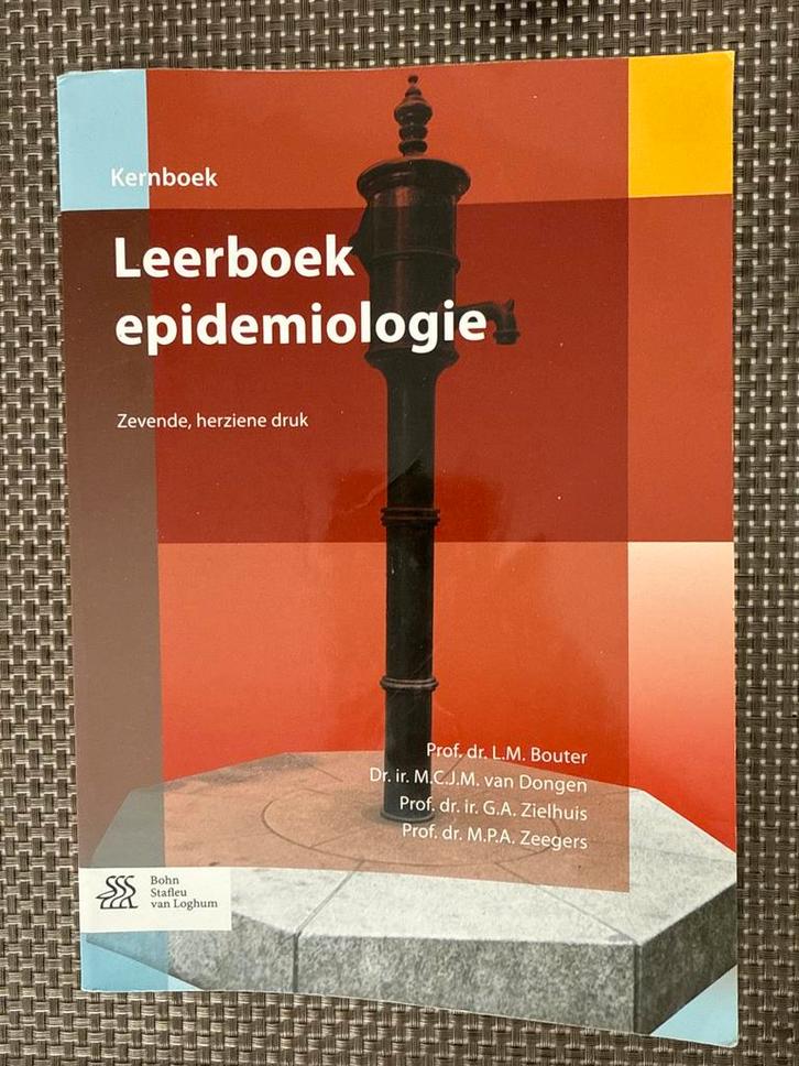Leerboek Epidemiologie - 7e druk, Boeken, Studieboeken en Cursussen, Zo goed als nieuw, HBO, Beta, Ophalen of Verzenden