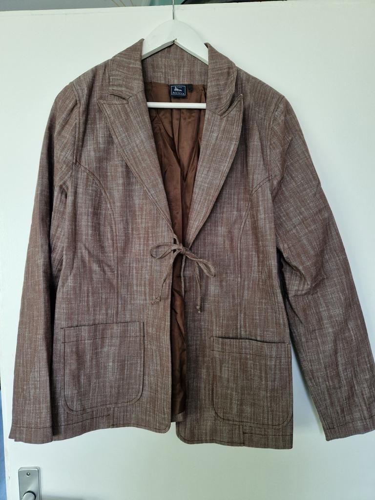 Bruin Miss Etam Jasje - Maat 42 (L), Kleding | Dames, Positiekleding, Bruin, Maat 42/44 (L), Ophalen of Verzenden, Zo goed als nieuw