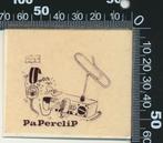 Sticker: Paperclip, Verzenden, Zo goed als nieuw, Strip of Tekenfilm