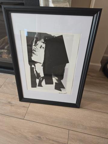 Andy Warhol Mick Jagger litho beschikbaar voor biedingen