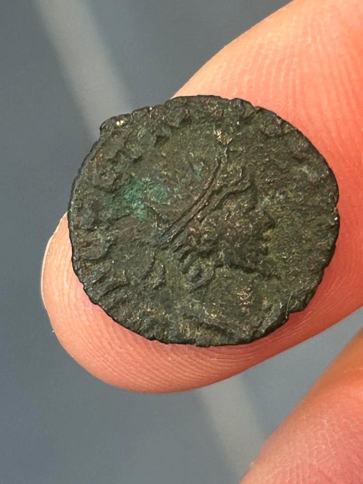 65) Leuke Romeinse munt antoninianus Tetricus, bodemvondst., Postzegels en Munten, Munten | Europa | Niet-Euromunten, Overige landen