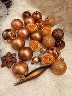 26KOPER/BRONS KERSTVERSIERING VOOR IN DE BOOM PLASTIC NU 9€, Diversen, Kerst, Ophalen of Verzenden