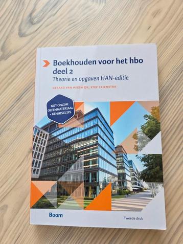 Boekhouden voor het HBO deel 2 HAN-editie beschikbaar voor biedingen