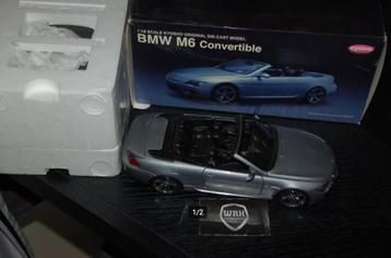 1:18 BMW M6 CONVERTIBLE silver Kyosho diecast in box WRH beschikbaar voor biedingen