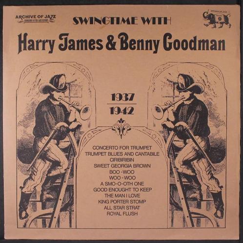 LP Swingtime With Harry James & Benny Goodman 1937-1942, Cd's en Dvd's, Vinyl | Jazz en Blues, Jazz, 1980 tot heden, 12 inch, Verzenden