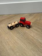 Heel goed: rode Brio tractor trekker van boerderij set 33719, Ophalen of Verzenden, Zo goed als nieuw, Overige typen