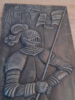 Wandreliëf ridder schild 3 lelies Frankrijk, Antiek en Kunst, Ophalen