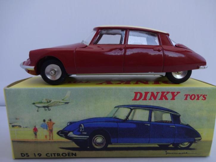 Citroen DS19 rood met wit dak nr: 530 van Dinky Toys 1/43, Hobby en Vrije tijd, Modelauto's | 1:43, Nieuw, Auto, Dinky Toys, Ophalen of Verzenden