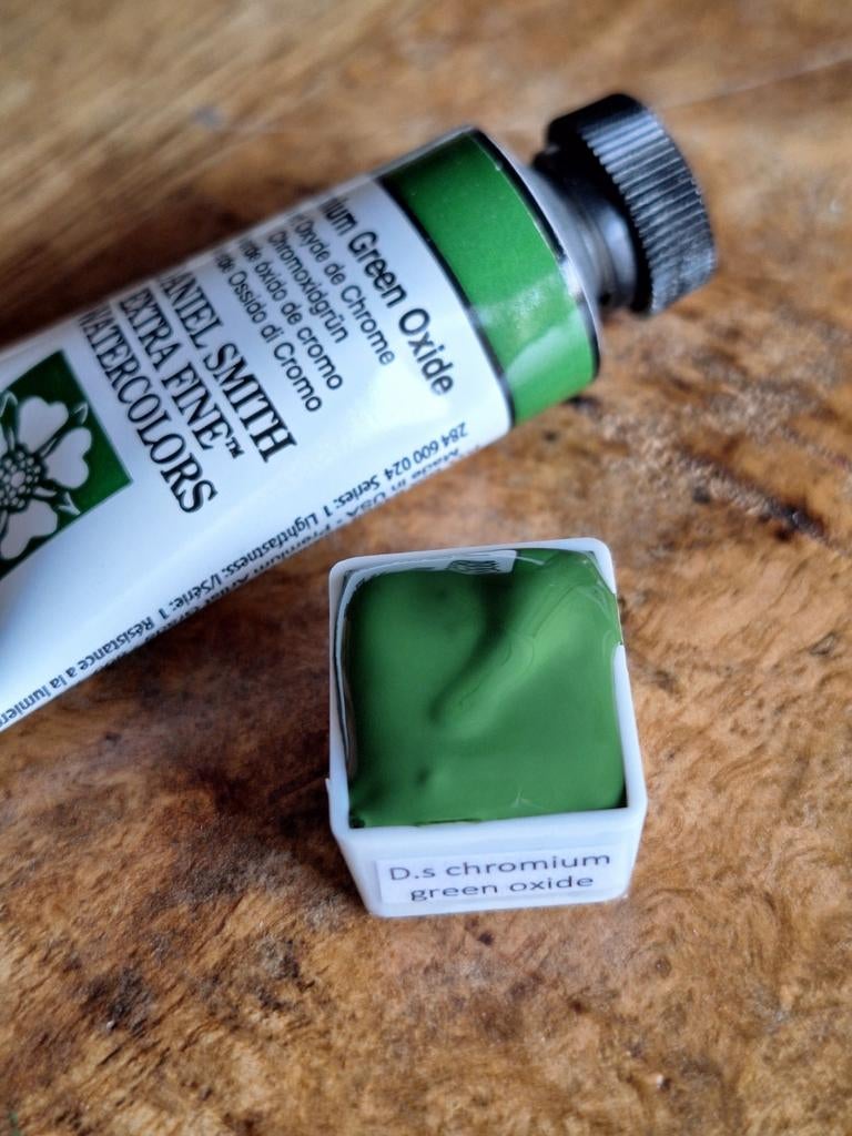 Daniel Smith ½ napje chromiun green oxide, Ophalen of Verzenden, Nieuw, Waterverf