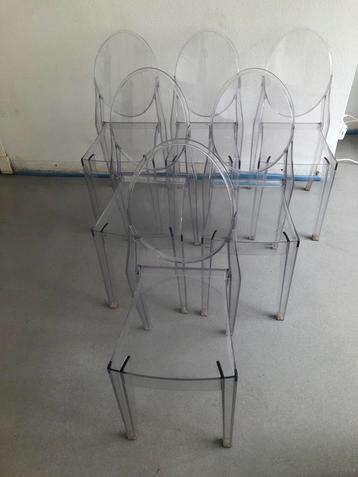 Kartell Victoria Ghost Stoelen Philippe Starck Design beschikbaar voor biedingen