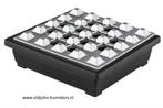 ANGELO  SIGAREN ASBAK ALUMIMIUM 18.4 x 18.4 x 6 cm!   sab12, Verzenden, Nieuw, Asbak