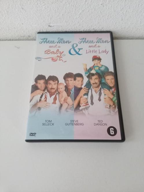 Three men and a baby, three men and a little Lady, Cd's en Dvd's, Dvd's | Komedie, Zo goed als nieuw, Romantische komedie, Boxset