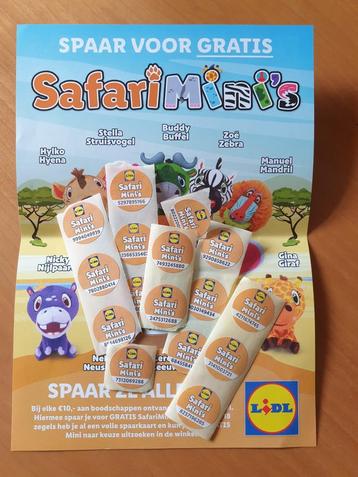 Lidl Safari Mini's, SafariMini's spaarzegels 1 volle kaart
