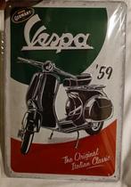 nostalgic art motor vespa metalen reclame bord sign, Nieuw, Reclamebord, Ophalen of Verzenden