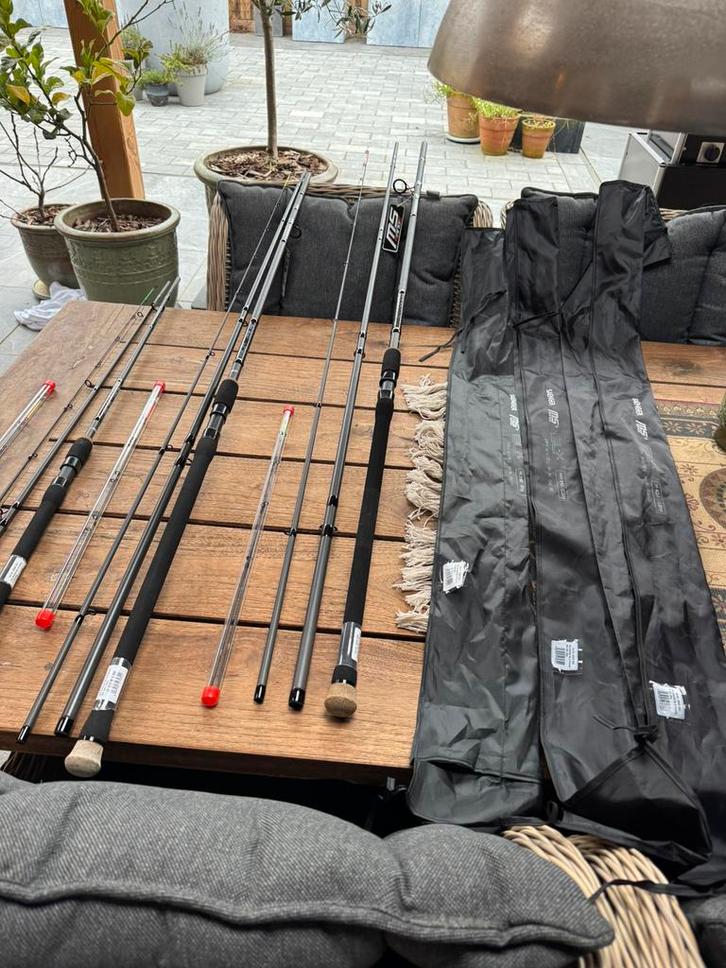 nieuwe ms range bl-x feeder hengels 3,9 - 120g en 4,2m -180g, Watersport en Boten, Hengelsport | Witvissen, Nieuw, Werphengel