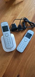 Telefoon. Draagbaar. (Speciaal voor senioren), Telecommunicatie, Ophalen, Zo goed als nieuw, 2 handsets