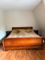 Prachtige slaapkamer set van massief kersenhout, Ophalen of Verzenden, Zo goed als nieuw, Tweepersoons