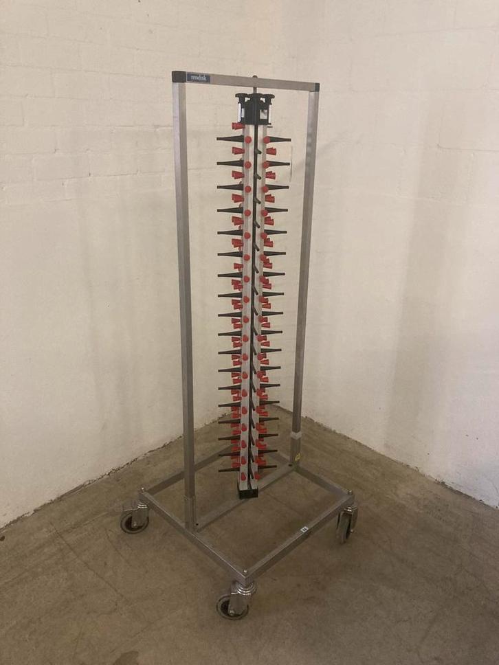 Te koop verrijdbaar plate mate borden rek, Huis en Inrichting, Keuken | Keukenbenodigdheden, Ophalen