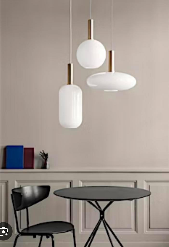 Ferm Living Opal Shade tall Lamp, Huis en Inrichting, Lampen | Hanglampen, Zo goed als nieuw, Minder dan 50 cm, Glas, Ophalen of Verzenden
