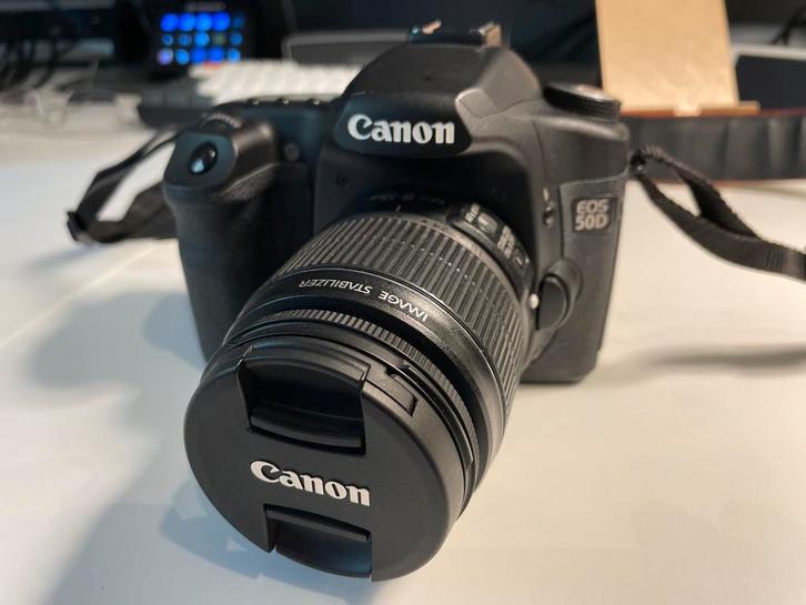 Canon 50D + 18-55mm, Audio, Tv en Foto, Fotocamera's Digitaal, Gebruikt, Spiegelreflex, Canon, Minder dan 4 keer, Ophalen of Verzenden