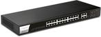 VigorSwitch G1280. Draytek. Gigabit switch. 24 port. 4x SFP., Ophalen of Verzenden, Gebruikt