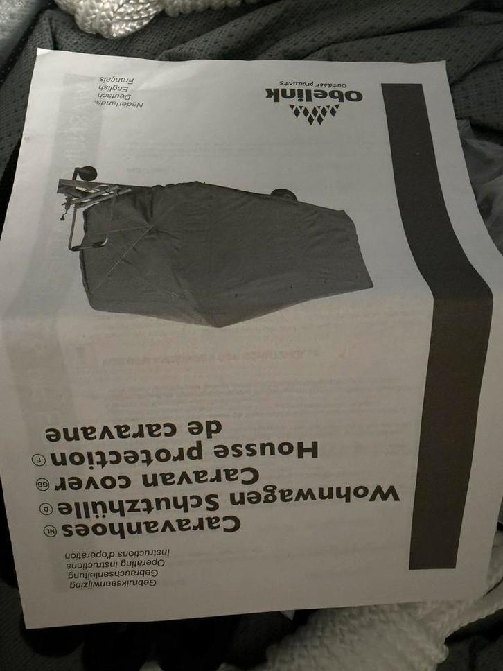 Obelink caravan hoes Caravanhoes 427-518 pro plus, Caravans en Kamperen, Caravan accessoires, Nieuw, Ophalen of Verzenden