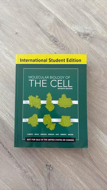 Molecular Biology of the Cell, 7e edition, English beschikbaar voor biedingen