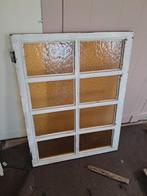 Oud Gevelraam met 8 Ruiten, Doe-het-zelf en Verbouw, Glas en Ramen, Gevelraam of Ruit, Gebruikt, 80 tot 120 cm, 80 tot 120 cm