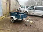 Kleine aanhanger enkel asser, Fietsen en Brommers, Fietsaccessoires | Aanhangers en Karren, Ophalen, Gebruikt, Bagagekar, 80 kg of meer