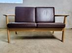 Vintage GE265 tweezits bank van Hans J. Wegner voor Getama, Huis en Inrichting, Ophalen, Gebruikt, Nvt, Nvt