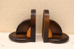2 Houten boekensteunen 44293