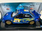 SUBARU IMPREZA WRC MÄKINEN RALLY MONTE CARLO ‘02 1:18 SOLIDO, Ophalen of Verzenden, Zo goed als nieuw, Auto, Solido